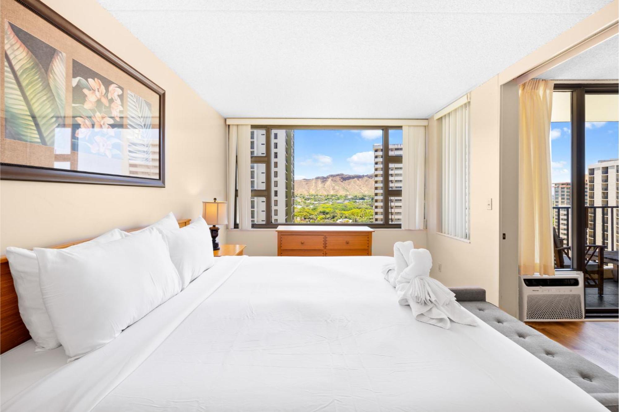 فيلا Waikiki Banyan T1-19Th Fl King Size Bed هونولولو المظهر الخارجي الصورة