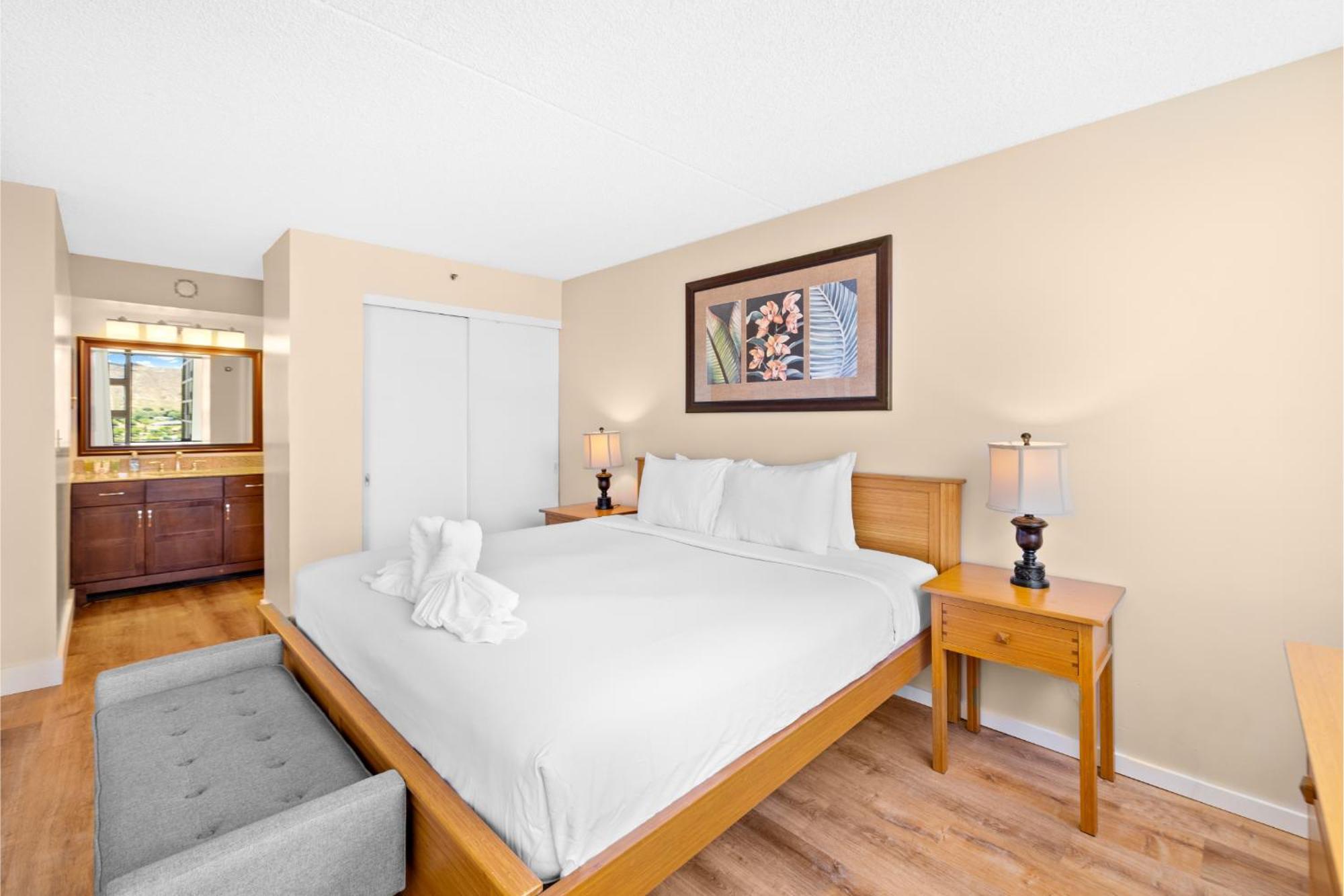 فيلا Waikiki Banyan T1-19Th Fl King Size Bed هونولولو المظهر الخارجي الصورة